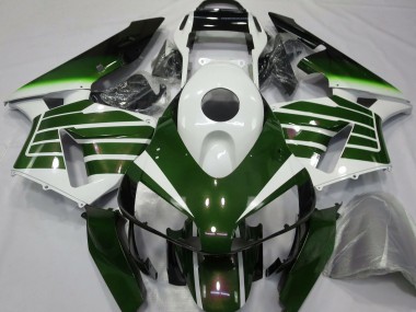 Carénages Moto Honda CBR600RR 2003-2004 - Blanc Vert Fade Vendre