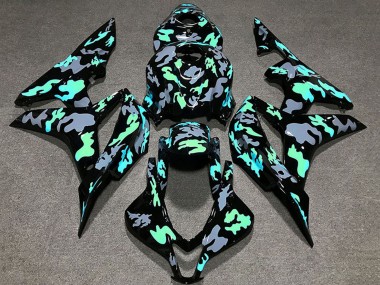 Carénages Moto Honda CBR600RR 2007-2008 - Vert Gris Camouflage Vendre