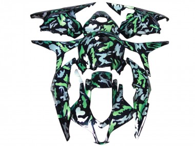 Carénages Moto Honda CBR600RR 2009-2012 - Vert Gris Camouflage Vendre