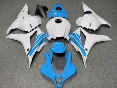 Carénages Moto Honda CBR600RR 2009-2012 - Blanc Bleu Clair Bande Vendre