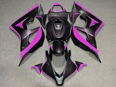 Carénages Moto Honda CBR600RR 2007-2008 - Rose Noir Mat Vendre