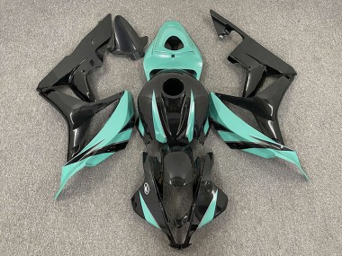 Carénages Moto Honda CBR600RR 2007-2008 - Vert Menthe Noir Brillant Vendre