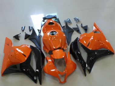 Carénages Moto Honda CBR600RR 2009-2012 - Orange Noir Brillant Vendre