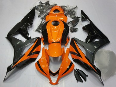 Carénages Moto Honda CBR600RR 2007-2008 - Orange Gris Noir Brillant Vendre