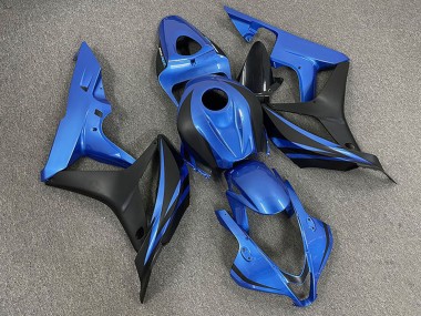 Carénages Moto Honda CBR600RR 2007-2008 - Bleu Noir Mat OEM Style Vendre