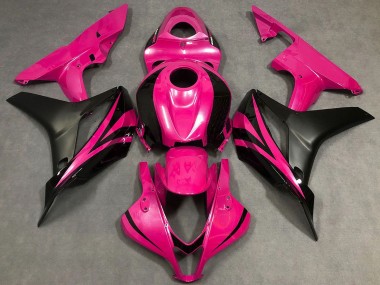 Carénages Moto Honda CBR600RR 2007-2008 - Rose Noir Mat OEM Style Vendre