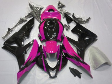 Carénages Moto Honda CBR600RR 2007-2008 - Rose Noir Brillant OEM Style Vendre