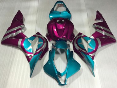 Carénages Moto Honda CBR600RR 2007-2008 - Rose Bleu Captain America Vendre