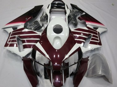 Carénages Moto Honda CBR600RR 2003-2004 - Blanc Violet Foncé Vendre