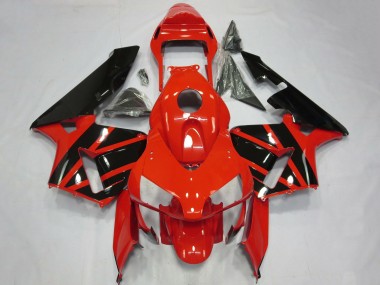 Carénages Moto Honda CBR600RR 2003-2004 - Rouge Noir Brillant OEM Style Vendre