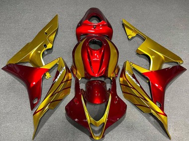 Carénages Moto Honda CBR600RR 2007-2008 - Or Rouge Vendre
