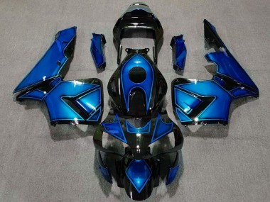 Carénages Moto Honda CBR600RR 2003-2004 - Bleu Noir Brillant Vendre