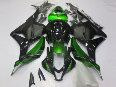Carénages Moto Honda CBR600RR 2009-2012 - Vert Noir Brillant Noir Mat Vendre