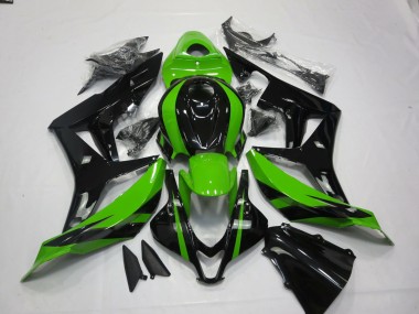 Carénages Moto Honda CBR600RR 2007-2008 - Vert Noir Brillant Vendre