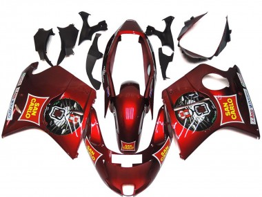 Carénages Moto Honda CBR1100XX Blackbird 1996-2007 - Rouge Jaune San Carlo Vendre