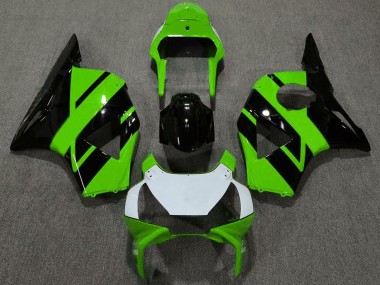 Carénages Moto Honda CBR954RR 2002-2003 - Vert Noir Brillant Blanc Vert OEM Style Vendre