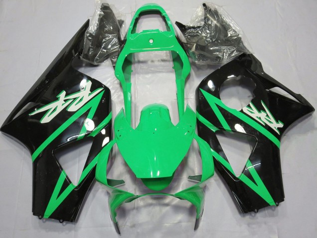 Carénages Moto Honda CBR954RR 2002-2003 - Vert Noir Brillant