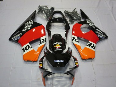 Carénages Moto Honda CBR954RR 2002-2003 - Orange Blanc Rouge Noir Repsol Vendre