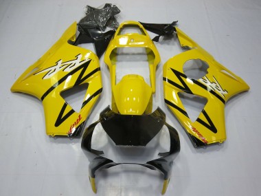 Carénage Moto Honda CBR954RR 2002-2003 - Jaune Noir Brillant Vendre