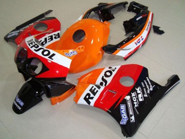 Carénages Moto Honda CBR250RR 1990-1998 - Orange Blanc Rouge Noir Brillant Classic Repsol Vendre