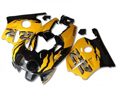 Carénages Moto Honda CBR250RR 1990-1998 - Jaune Noir Brillant RR Vendre