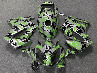 Carénages Moto Honda VFR 800 2002-2013 - Vert Camouflage Vendre