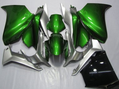 Carénages Moto Honda VFR 1200 2010-2014 - Argent Vert Vendre