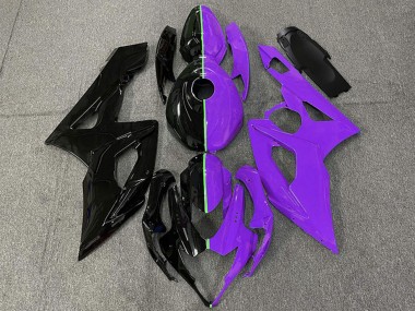 Carénages Moto Suzuki GSXR 1000 2005-2006 - Noir Brillant Violet Vendre