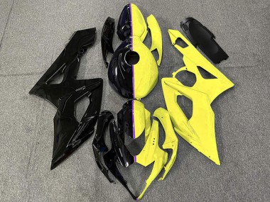 Carénages Moto Suzuki GSXR 1000 2005-2006 - Noir Brillant Jaune Vendre