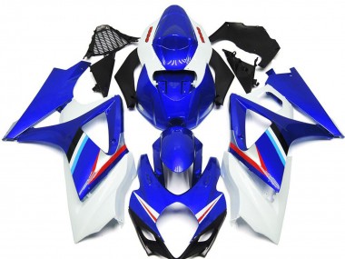 Carénages Moto Suzuki GSXR 1000 2007-2008 - Bleu Blanc Rouge Noir Vendre