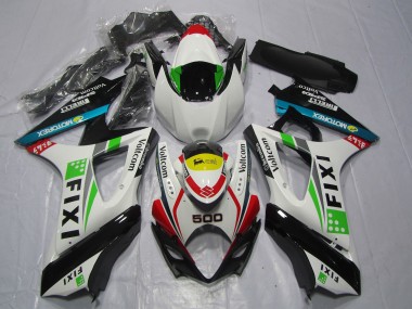 Carénages Moto Suzuki GSXR 1000 2007-2008 - Blanc Bleu Vert Jaune Rouge Fixi 500 Vendre