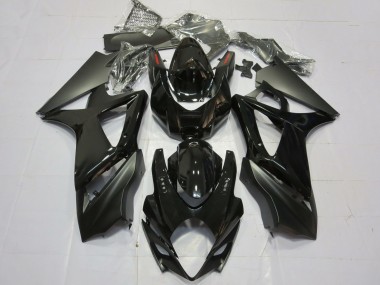 Carénages Moto Suzuki GSXR 1000 2007-2008 - Noir Brillant Noir Mat Plaine Vendre