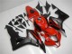 Carénages Moto Honda CBR600RR 2007-2008 - Rouge Noir Mat Décalque