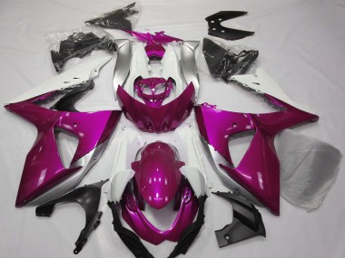 Carénages Moto Suzuki GSXR 1000 2009-2016 - Rose Blanc Vendre