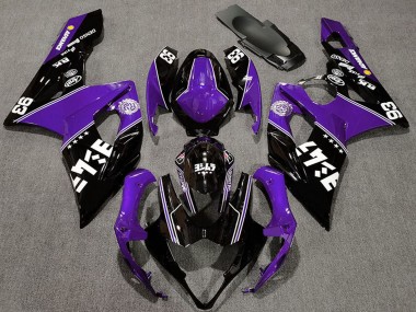 Carénages Moto Suzuki GSXR 1000 2005-2006 - Violet Noir Brillant Blanc Vendre