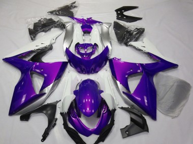 Carénages Moto Suzuki GSXR 1000 2009-2016 - Violet Blanc Vendre