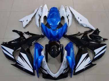 Carénage Moto Suzuki GSXR 1000 2009-2016 - Blanc Bleu Noir Vendre