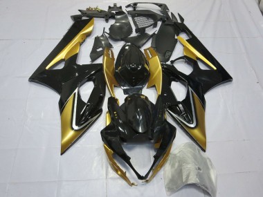 Carénages Moto Suzuki GSXR 1000 2005-2006 - Or Noir Vendre