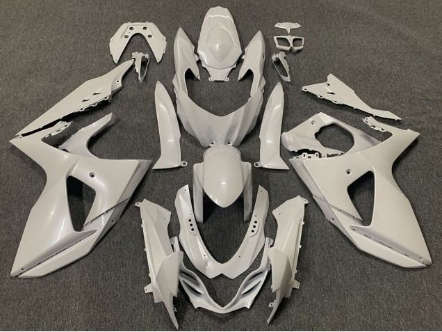 Carénage Moto Suzuki GSXR 1000 2009-2016 - Blanc Brillant