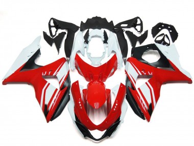 Carénages Moto Suzuki GSXR 1000 2009-2016 - Blanc Rouge Noir Vendre