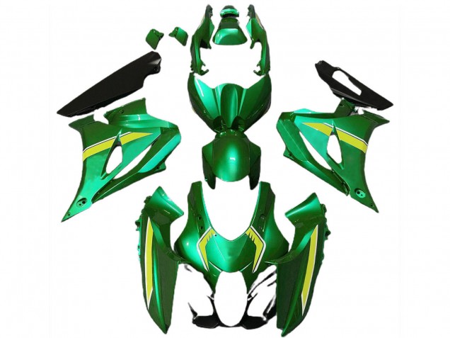 Carénages Moto Suzuki GSXR 1000 2017-2024 - Vert Jaune Style