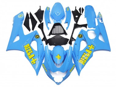 Carénages Moto Suzuki GSXR 1000 2005-2006 - Bleu Jaune Rizla Vendre