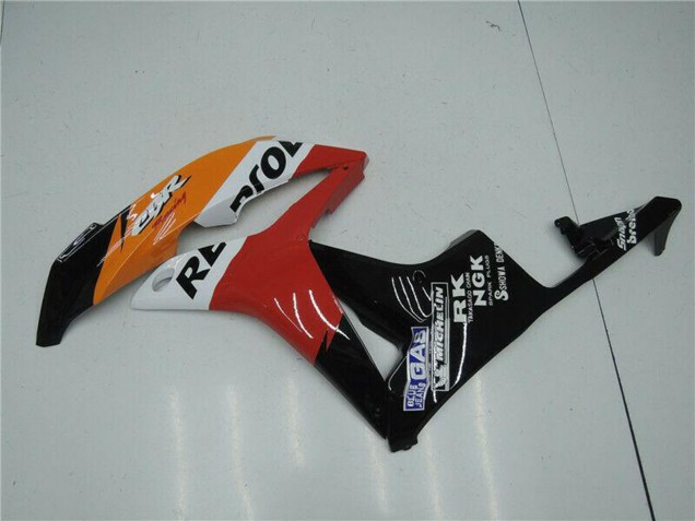 Kits Carénage Moto ABS Honda CBR600RR 2007-2008 - Orange Blanc Rouge Noir Brillant Repsol