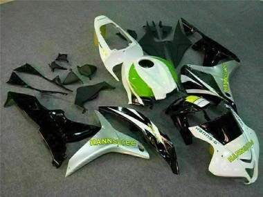 Carénage Moto Honda CBR600RR 2007-2008 - Blanc Vert Noir Brillant Hannspree Vendre