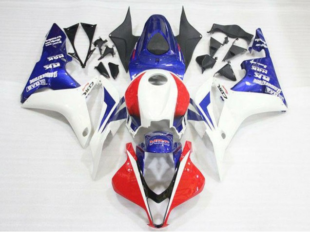 Kits Carénage Moto Honda CBR600RR 2007-2008 - Blanc Rouge Bleu HRC