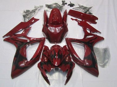 Carénages Moto Suzuki GSXR 600 / GSXR 750 2006-2007 - Rouge Marron Vendre