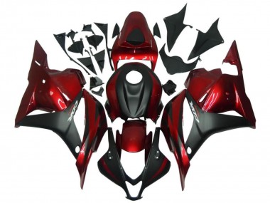 Carénages Moto Honda CBR600RR 2009-2012 - Rouge Noir Mat Vendre