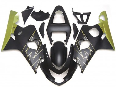 Carénages Moto Suzuki GSXR 600 / GSXR 750 2004-2005 - Noir Mat Or Corona Vendre