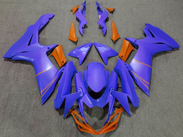 Carénages Moto Suzuki GSXR 600 / GSXR 750 2011-2024 - Ocean Bleu Orange