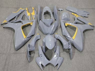 Carénages Moto Suzuki GSXR 600 / GSXR 750 2006-2007 - Nardo Gris Jaune Vendre
